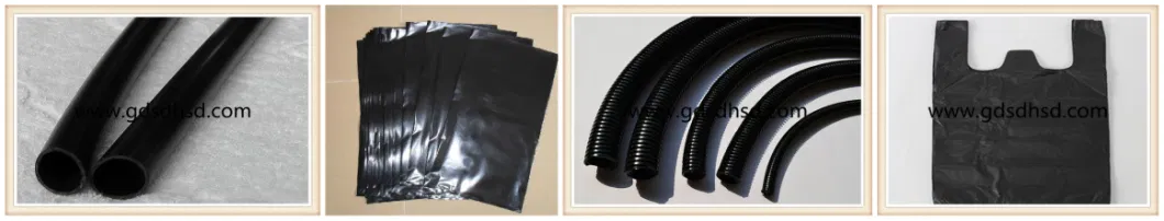 40% Black Color Masterbatch for Blowing Film/Injection Plastic